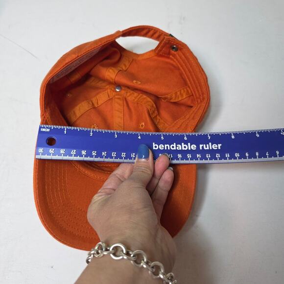 Austin Orange Hat by Frankie Jean. Austin, TX made. Rare. Unique. Stylish Texans - Picture 7 of 11